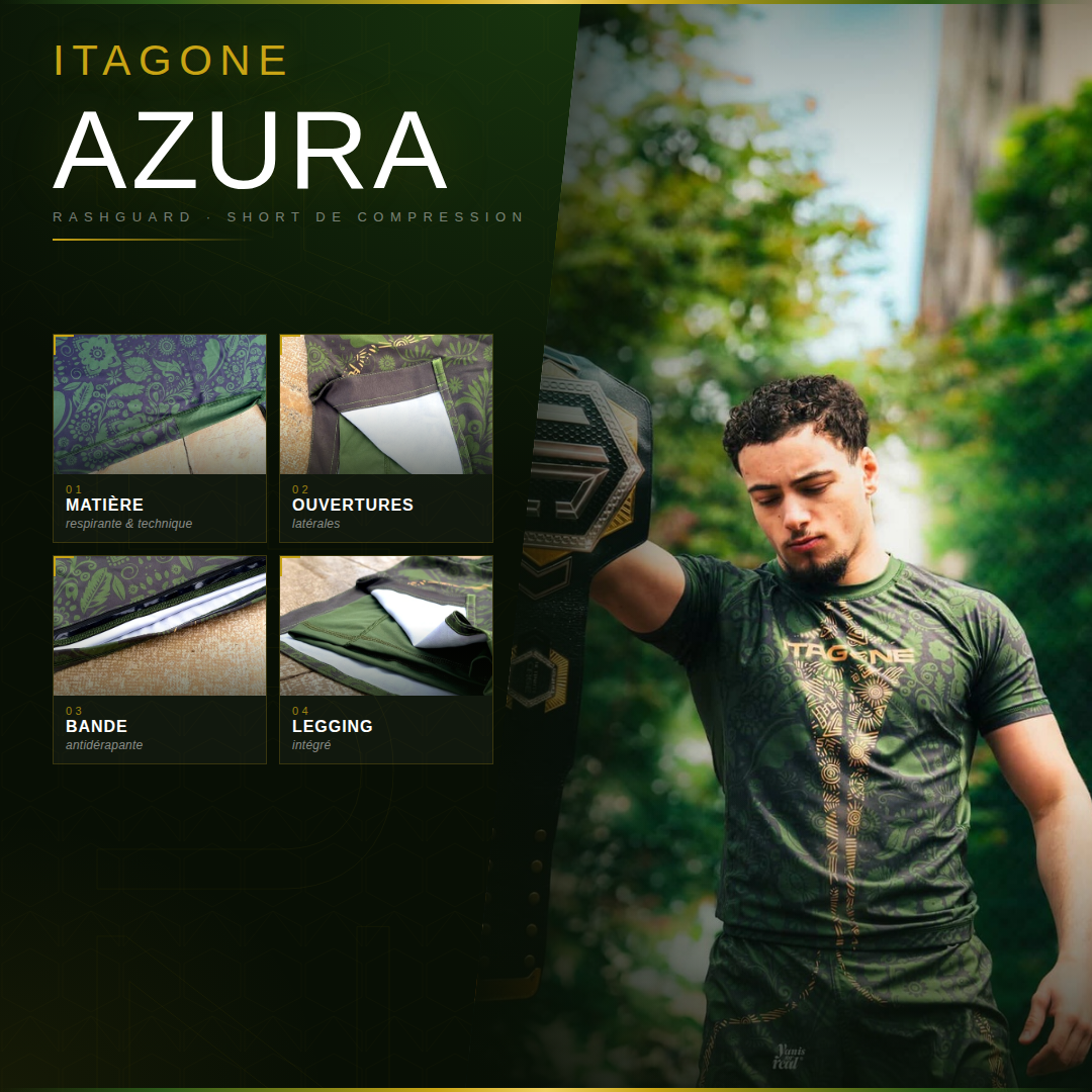 Rashguard Vert Jungle - Azura
