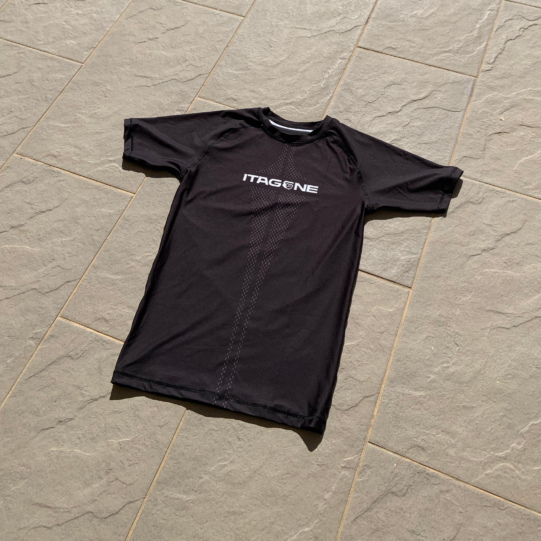 Rashguard Noir Compression – Obsidian